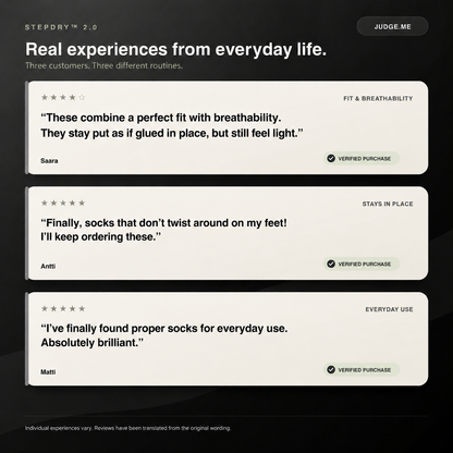 StepDry 2.0 — Customer experiences