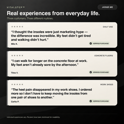 VitalStep — Customer experiences