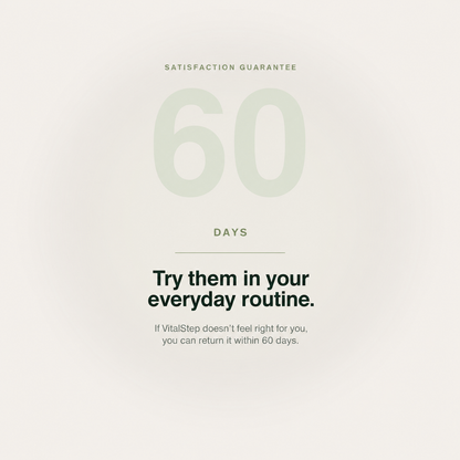 VitalStep — 60-day satisfaction guarantee